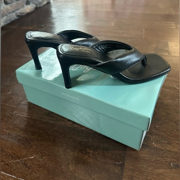 Seychelles EGO Black Leather Sandals – Women’s Size 7.5, Brand New, Retail $109 - Picture 13 of 13